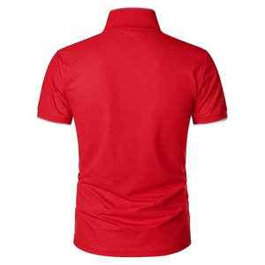 เสื้อยืดโปโลแขนสั้นพรีเมียมสำหรับผู้ชายพร้อมโลโก้ส่วนตัว ตะเข็บเสริมความทนทานสำหรับลุคสบายๆ และสตรีทแวร์ - Product Image 3