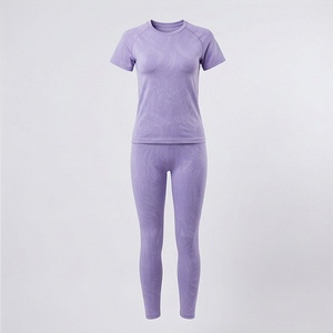 Ensemble de yoga pour femmes, vêtements de sport respirants pour la gym, tenue de fitness, vêtements de sport athlétiques, tenue de course à pied - Product Image 1