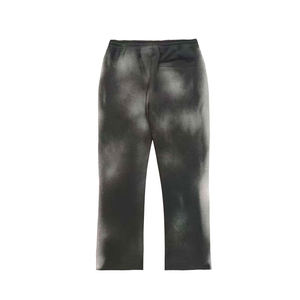 กางเกงวินเทจพรีเมียมทรงหลวม ผ้าฝ้ายหนานุ่ม ฟอกสีแบบแอซิดวอช ปักลายตามสั่ง สไตล์สตรีทแวร์ - Product Image 2