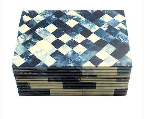 Caja de joyería artesanal de resina de primera calidad, acabado artístico único, organizador de almacenamiento elegante para anillos y pendientes - Product Image 4