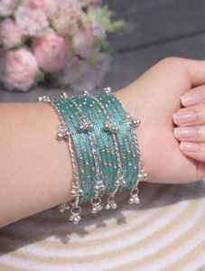 Professional Manufactures Decorative Glass Kashmiri <b>Bangles</b> for Ladies Factory Made Women Velvet Glass <b>Bangles</b> <b>Set</b> Available - Product Image 6