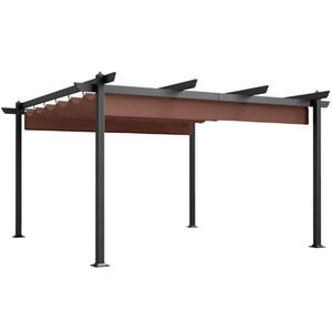 Pergola Retrattile con Tenda Parasole per Giardino e Patio - Schermo Parasole e per la Privacy Facile da Usare - Product Image 2