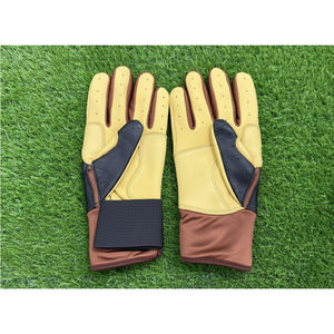 Gants de frappe de baseball en cuir respirant pour adultes, paume antidérapante, 100 % haute qualité, écologiques, personnalisables, légers - Product Image 6