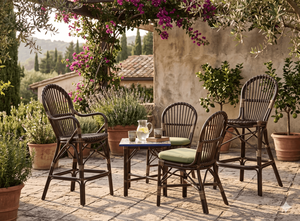 Ensemble de meubles de salon en rotin tressé de haute qualité, chaise en rotin pour jardin, siège de salle à manger en rotin tressé, disponible en deux tailles pour intérieur et extérieur - Product Image 5