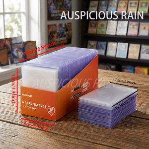 Fundas Protectoras para Tarjetas de Plástico Premium SKYJOY, 3x4 Pulgadas, Paquete de 100, Protección para Tarjetas Coleccionables de 35 Puntos, Sin Cierre - Product Image 2