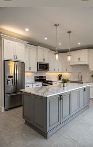 Cabinetry ชุดตู้ครัวไม้เนื้อแข็งตู้ครัวทันสมัยพร้อมประกอบ - Product Image 5