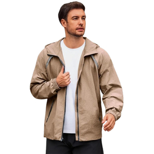 Wholesale Oversized Training <b>Tracksuit</b> Set High Performance Outdoor Running Packable Windproof Jacket Low MOQ Gym Windbreaker - Product Image 3