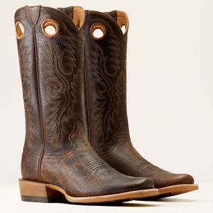 รองเท้าบูทคาวบอยสไตล์ตะวันตกทรงโอเวอร์ไซส์แบบใหม่ ปลายแหลม ส้นหนา ดีไซน์สูงถึงเข่า - Product Image 5