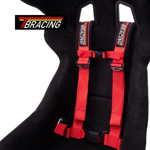 ชุดสายรัดนิรภัยสำหรับรถแข่ง TBRACING TUN-402 ขนาด 2 นิ้ว 4 จุด สีตามสั่ง พร้อมฮาร์ดแวร์สีดำ รับผลิตแบบ OEM ภายใต้แบรนด์ของลูกค้า - Product Image 2