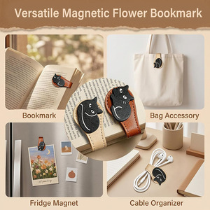 Luxury handcrafted leather maple leaf <b>bookmark</b> ideal for gifting and personal reading enjoyment for sale in reasonable price - Product Image 6