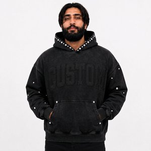 Proveedor de Sudaderas Personalizadas para Hombre, Ropa Urbana de Otoño, Algodón y Felpa, Venta al Por Mayor para Compradores de Marcas Estadounidenses - Product Image 5