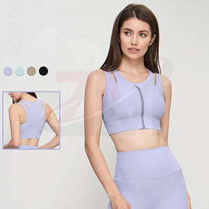 Ensemble de yoga 2 pièces pour femme, vêtements de sport haute élasticité et respirants, OEM&ODM, ensemble soutien-gorge de yoga doux et respirant pour femme - Product Image 3