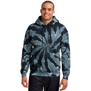 Conjunto de entrenamiento con tinte de corbata para hombre, Sudadera con capucha de manga larga, Jersey de punto de invierno, Polar sólido, tinte de corbata, cómodas sudaderas con capucha de tela de rizo francés - Product Image 5