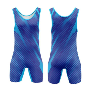 Maillots de lutte pour hommes Stripe Honor Visual Emblem, antidérapants avec grip en silicone, ventilés, double couche, pour le sport - Product Image 5