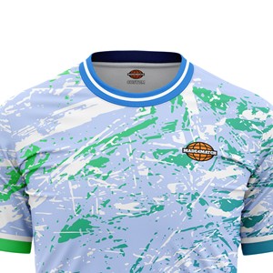 เสื้อกีฬาผู้ชายแบบสั้น MADE4MATCH ออกแบบเองได้ พิมพ์ลายแบบ Sublimation ผลิตจากโพลีเอสเตอร์รีไซเคิล แห้งเร็ว ระบายอากาศได้ดี เหมาะสำหรับชุดทีม - Product Image 3