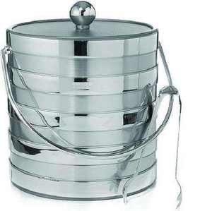 Porte-bouteille à vin en acier inoxydable, forme ronde, seau à glace, refroidisseur de boissons pour fêtes, couleur et logo personnalisables, résistant à la rouille - Product Image 6