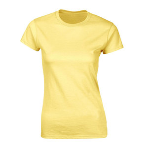 Camiseta Elegante de Corte Ajustado para Mujer, Cómoda, Lisa, Informal, de Manga Corta, Cuello Redondo, Ecológica, Anti-UV, de Secado Rápido y Transpirable - Product Image 1