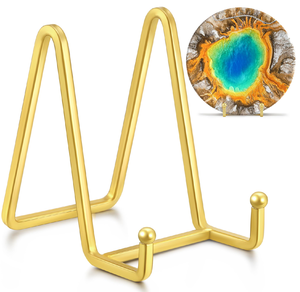 Support à assiettes en laiton de haute qualité, ustensile de cuisine, pour table de salle à manger de style farmhouse, produit élégant, support à assiettes en laiton - Product Image 1