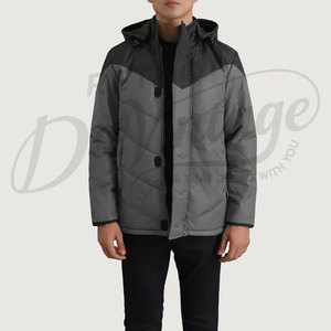 Custom Men Winter Puffer <b>Jacket</b> Heavyweight Warm Hooded Parka Coat Windproof Quilted Bubble <b>Jacket</b> Outerwear For Men - Product Image 1