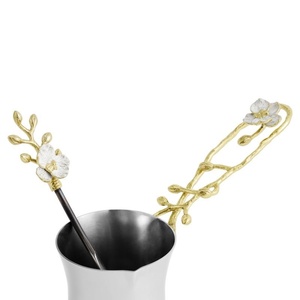 Bol à fruits en aluminium, centre de table moderne, luxe décoratif, or, écologique, durable, 2026 Saleem International - Product Image 3