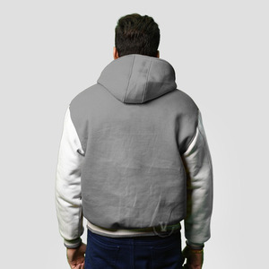 Chaqueta Bomber de Mezclilla Estándar Personalizada para Hombre y Mujer, con Logotipo Bordado, Cuello Alto, Reversible, Resistente al Viento, Transpirable y con Revestimiento de Alta Calidad - Product Image 6