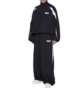 Manufacturer Custom Baggy Nylon Windbreaker Tracksuit Two Piece Streetwear <b>Set</b> - Product Image 2