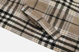 Premium Mens Plaid <b>Flannel</b> Shirt <b>Jacket</b> Hooded Winter Cotton Shacket with Sherpa Fleece Lining Custom Logo Casual Outdoor Warm - Product Image 3