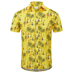 เสื้อชายหาดพิมพ์ลายแบบซับลิเมชั่นคุณภาพพรีเมียม สไตล์ฮาวาย เสื้อฤดูร้อน ผู้ผลิตมืออาชีพ - Product Image 2