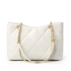 Sac fourre-tout en cuir de vachette de haute qualité OEM pour femme, sac à bandoulière souple et décontracté, fermeture éclair, couleurs personnalisables, vente en gros pour filles - Product Image 1