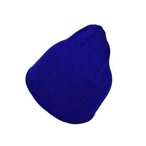 Wholesale 100% Acrylic Warm Knitted Beanie Hats Customized Embroidered Logos <b>Winter</b> Knit Beanie <b>Cap</b> Adult - Product Image 2