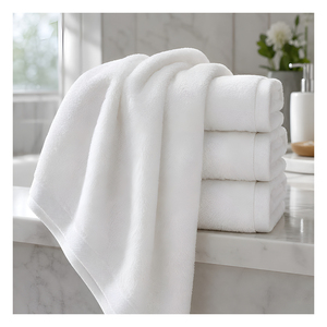 Serviette de bain en coton de luxe, très absorbante, douce et durable, pour hôtels, centres de villégiature et usage domestique quotidien - Product Image 1