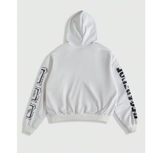 Custom Graphic Zip Up Hoodie Mens Y2K <b>Gothic</b> Streetwear Oversized Vintage Full Zip Sweatshirt Heavyweight Fleece Cross <b>Jacket</b> - Product Image 2