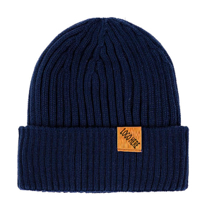 Custom <b>Beanie</b> <b>Hat</b> Multi Color Letter Patch 3D Embroidery Knitted Winter Cap Cuffed Unisex Adult Acrylic Travel Wholesale <b>Beanie</b> - Product Image 3