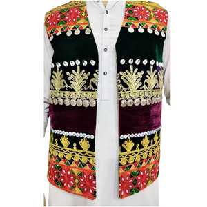 Chaleco Afgano Hecho a Mano para Hombre, Chalecos y Chaquetas Clásicas Bordadas, Ropa Tradicional Formal, Suministro al por Mayor, Servicios OEM - Product Image 5