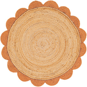 Artisan Handwoven Circular Jute <b>Rug</b> <b>Boho</b> Farmhouse Accent Carpet Decor - Product Image 2