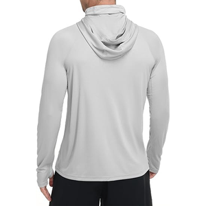 Sudadera con Capucha para Pesca UV para Hombre al por Mayor con Máscara Facial, Manga Larga, Poliéster, Ajuste Regular, Resistente a la Suciedad, Protección Solar, Camiseta Lisa - Product Image 4