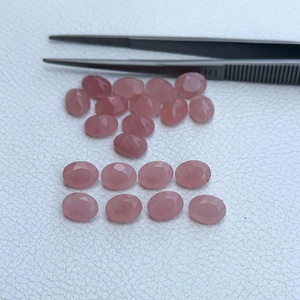 5x7mm Quartz de goyave naturel à facettes ovale coupe pierre précieuse en vrac pour la fabrication de bijoux en argent pierre de Quartz brut prix pièces meilleur revendeur - Product Image 1