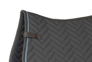 Tapis de selle de cheval haut de gamme léger en mélange de soie, polyester et laine pour concours de saut, fabrication OEM, vente en gros, fabricant pakistanais - Product Image 5
