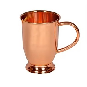 Luxury Dining <b>Copper</b> Mug Moscow Mule <b>Cup</b> Smooth Finish Drinkware for Restaurant Kitchen Service - Product Image 1
