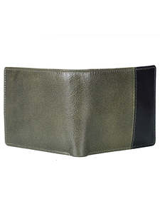 Cartera Vintage Personalizada con Logotipo para Hombre, Bloqueo RFID, Cuero Vacuno Encerado, Cartera de Cuero Genuino, Carteras Bifold para Hombre - Product Image 5