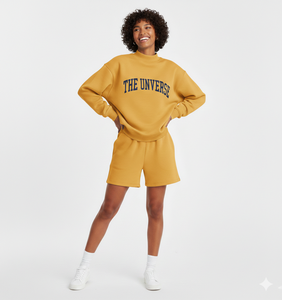 Suéteres de Cuello Alto para Mujer, Poliéster/Algodón, Felpa, Invierno, Transpirables, Manga Larga, Color Personalizable, Bordado - Product Image 1