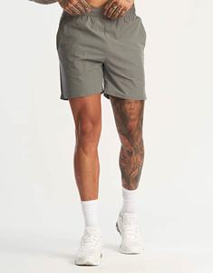 Pantalones Cortos Deportivos Personalizados de Secado Rápido, Transpirables, para Gimnasio, Entrenamiento, Correr, con Bolsillo con Cremallera, para Hombre, de Una Sola Capa - Product Image 3