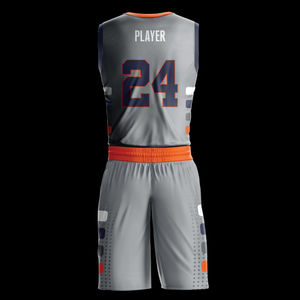 Ensembles d'uniformes de basketball unisexes respirants, à séchage rapide, anti-humidité, grandes tailles, avec impression de logo par sublimation personnalisée, à prix abordable - Product Image 6