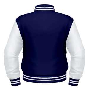 Chaqueta Varsity Personalizada OEM para Hombre, Transpirable, de Piel de Vaca, Impermeable para Invierno, Talla Grande, con Decoración de Piel, Venta al Por Mayor, a la Moda - Product Image 2