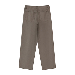 กางเกงยีนส์ขาตรงทรงหลวมสไตล์เกาหลีแบบใหม่ ปรับเอวได้ เหมาะสำหรับใส่ไปเรียนหรือทำงาน - Product Image 6