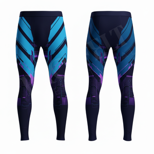 High Performance Premium Quality Sports Tights Breathable Quick Dry Gym Fitness Polyester Comfortable Compression Leggings Pants - Product Image 2