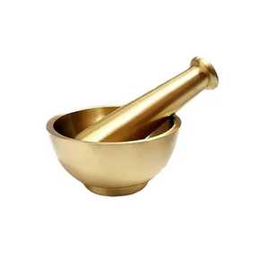 Skies Trader Smooth Hardwood Mortar Pestle Set Professional Manual Spice <b>Herb</b> <b>Grinder</b> Garlic Crusher Kitchen Grinding Bowl - Product Image 5