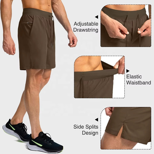 กางเกงวิ่งผู้ชายรุ่นล่าสุด แห้งเร็ว ผลิตจากโพลีเอสเตอร์ เหมาะสำหรับออกกำลังกาย น้ำหนักเบา ระบายอากาศได้ดี รับผลิตแบบ OEM พร้อมสกรีนโลโก้ ขายส่งจากโรงงาน - Product Image 6