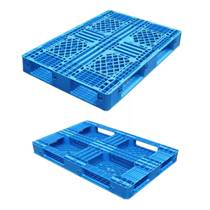 High Strength Euro Plastic Pallet for Industrial <b>Warehousing</b> Distribution and Transportation Applications - Product Image 1