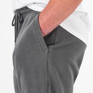 กางเกงจ็อกเกอร์ทรงขาบานสไตล์วินเทจสำหรับผู้ชาย ล้างสีแบบแอซิดวอช  โลโก้สั่งทำได้ สตรีทแวร์ลำลอง ผ้าฝ้าย 100% กระเป๋าหลายช่อง ระบายอากาศได้ดี กันลม - Product Image 2